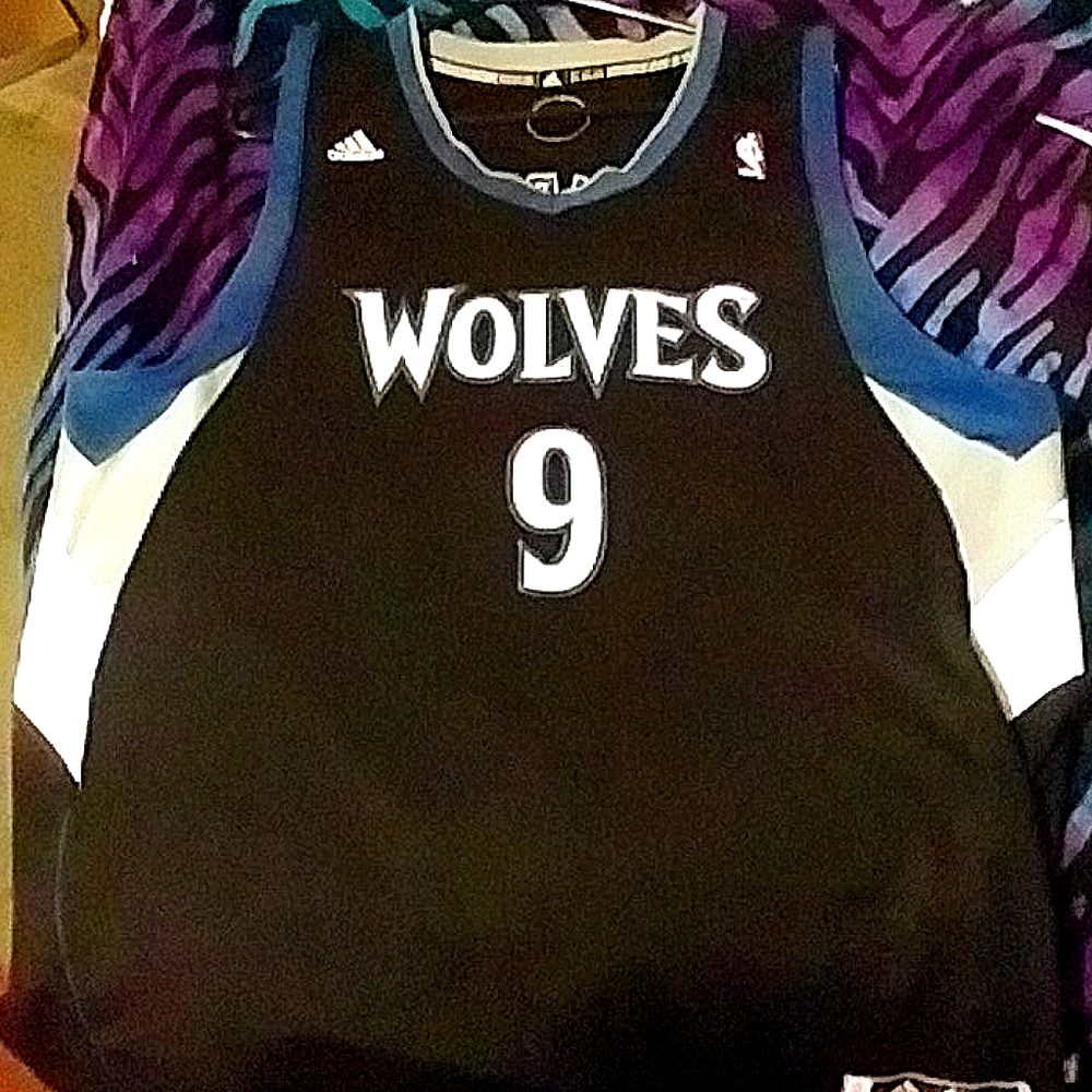 Ricky Rubio signed #9 TimberWolfs Jersey